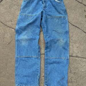 Vintage Dickies Double Knee Carpenter Jeans - Blue Denim 32/30